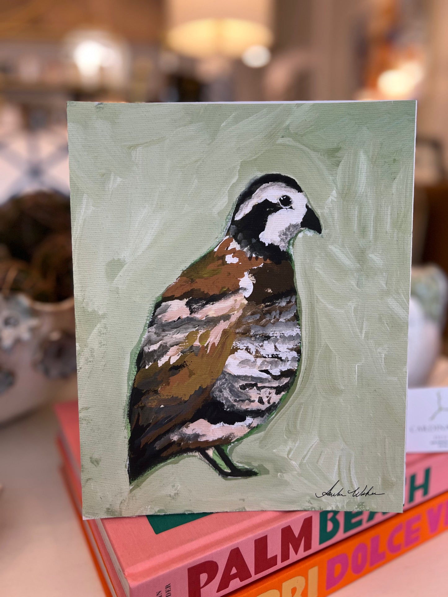 AW 8x10 Quail Print