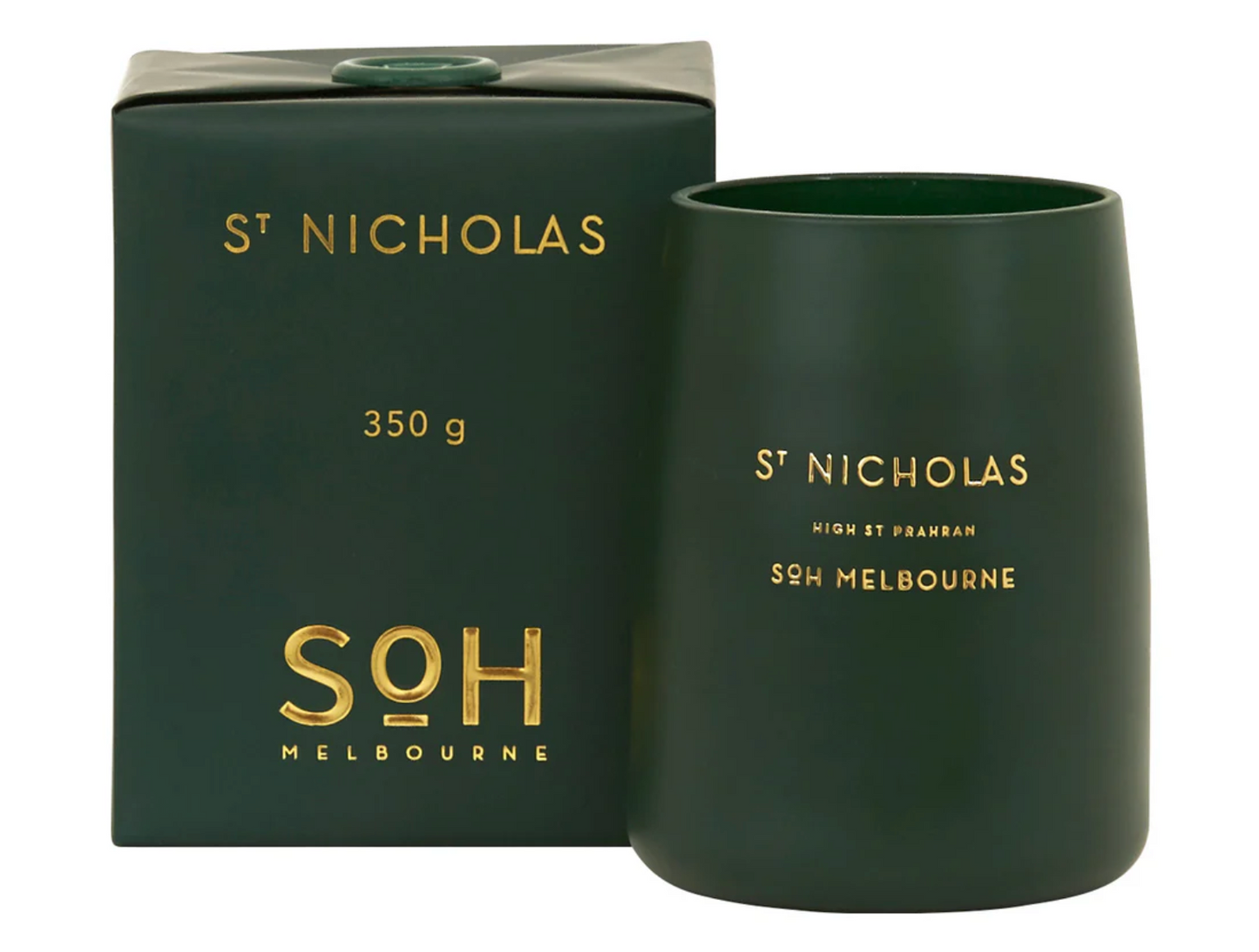 SOH St. Nicholas Green Candle