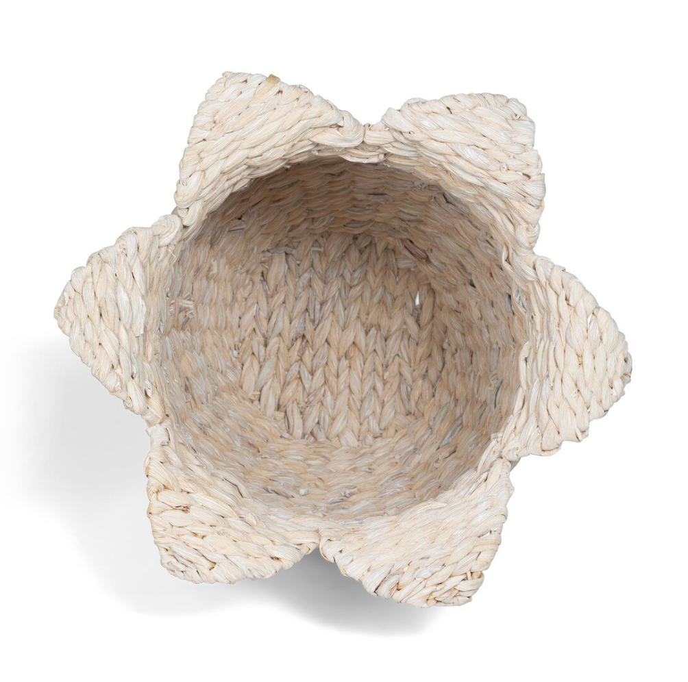 Sanibel Whitewash Basket (Lg.)