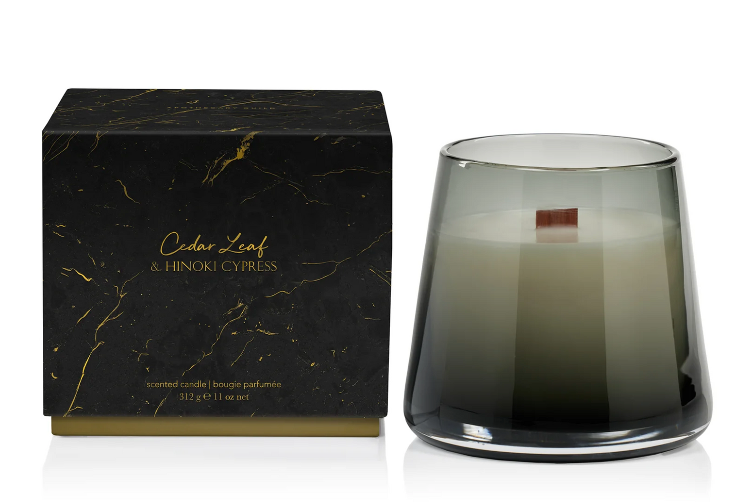 Cedar Leaf & Hinoki Cypress Wood Wick Candle - Apothecary Guild