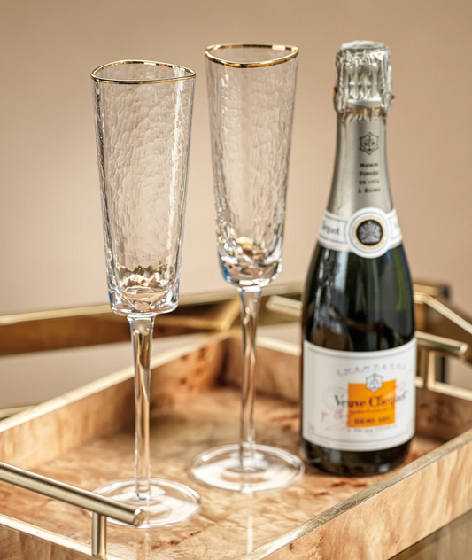 Aperitivo Triangular Champagne Flute