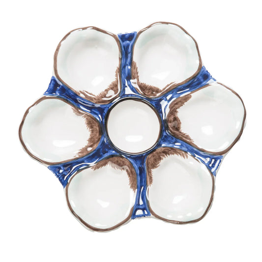 Oyster Plate - Navy