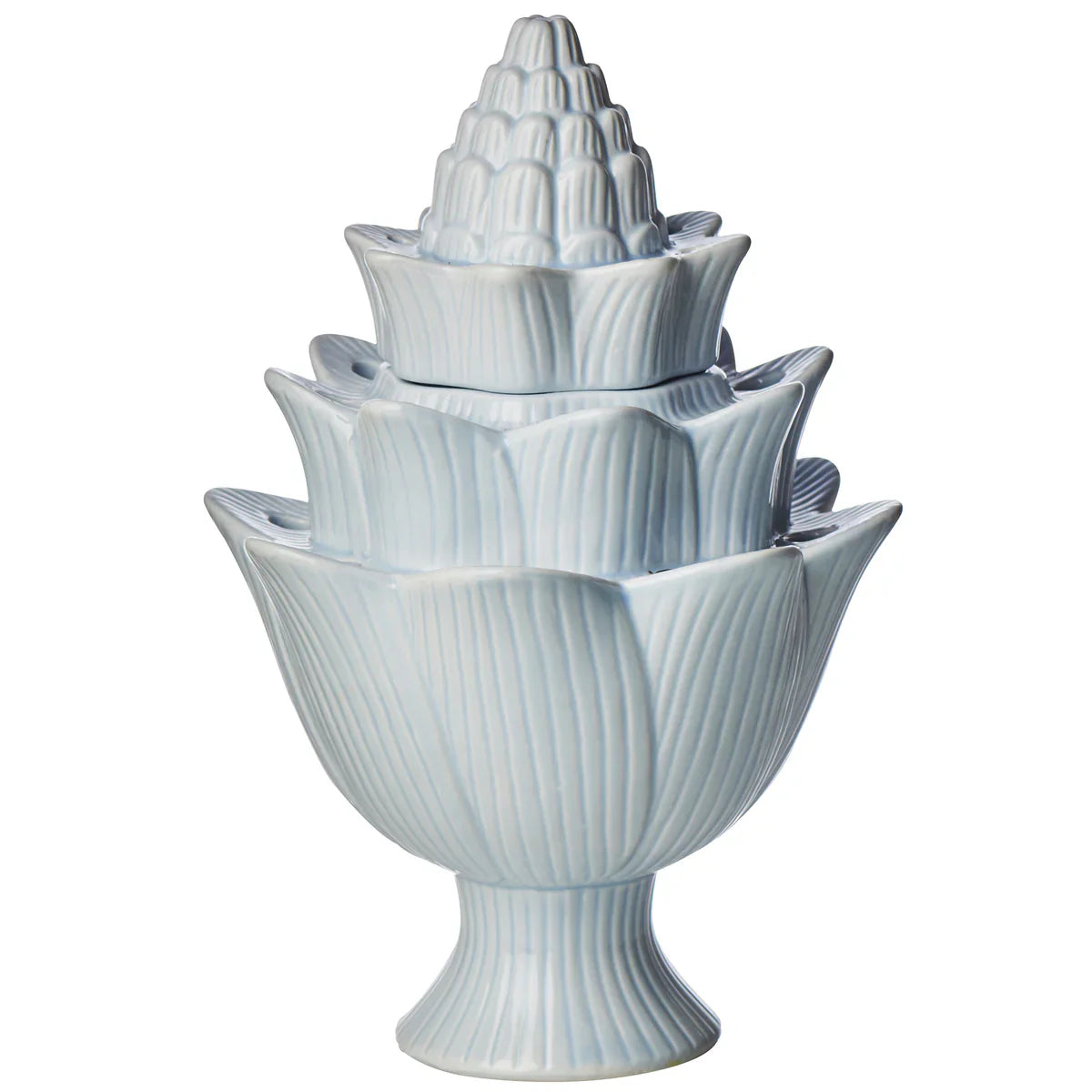 Lg. Tulipiere Artichoke - Light Blue