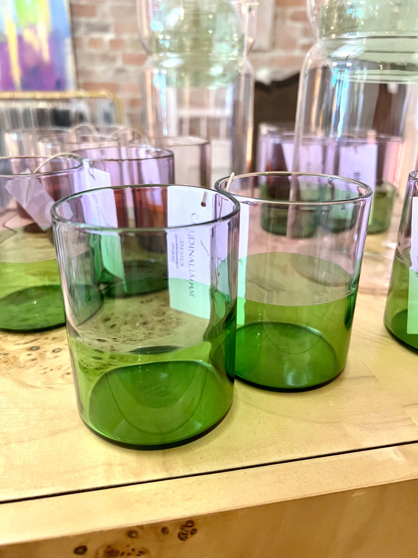 Set/2 Two-Tone Glasses