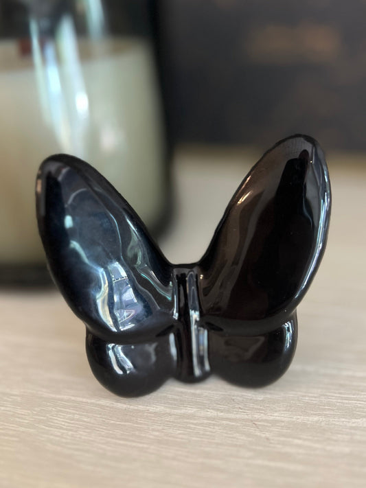 Lè Mariposa Crystal Black Butterfly