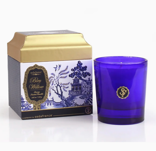 Bleu Willow Bleu Et Blanc Box Candle