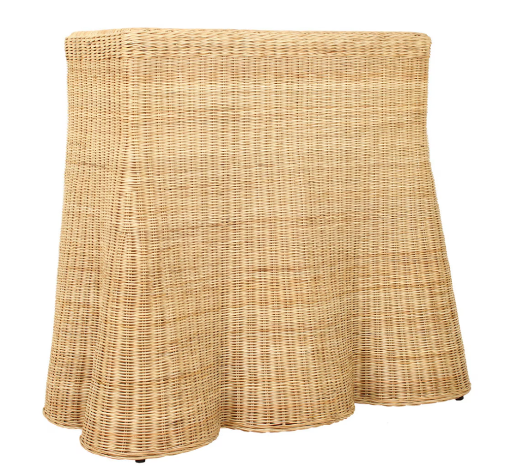 Bonnie Rattan Scalloped Console Table