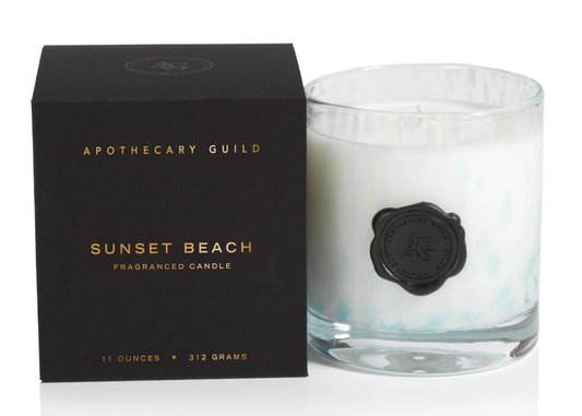 AG Opal Glass Candle-Sunset Beach