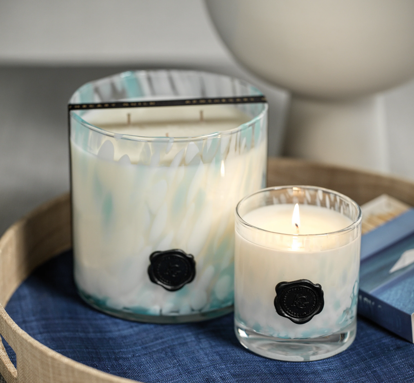 AG Opal Glass Candle-Sunset Beach