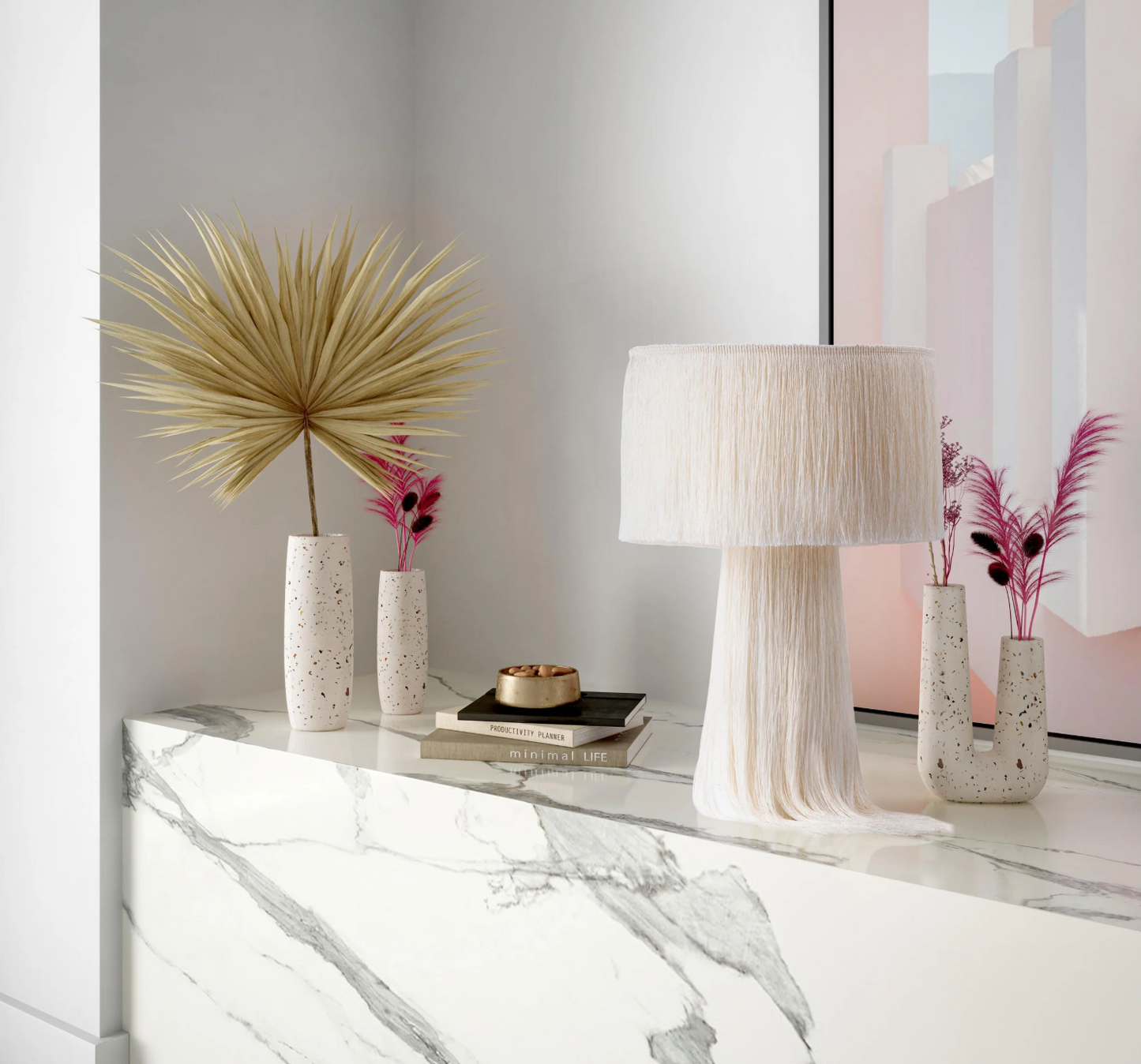 Fringe Lamp